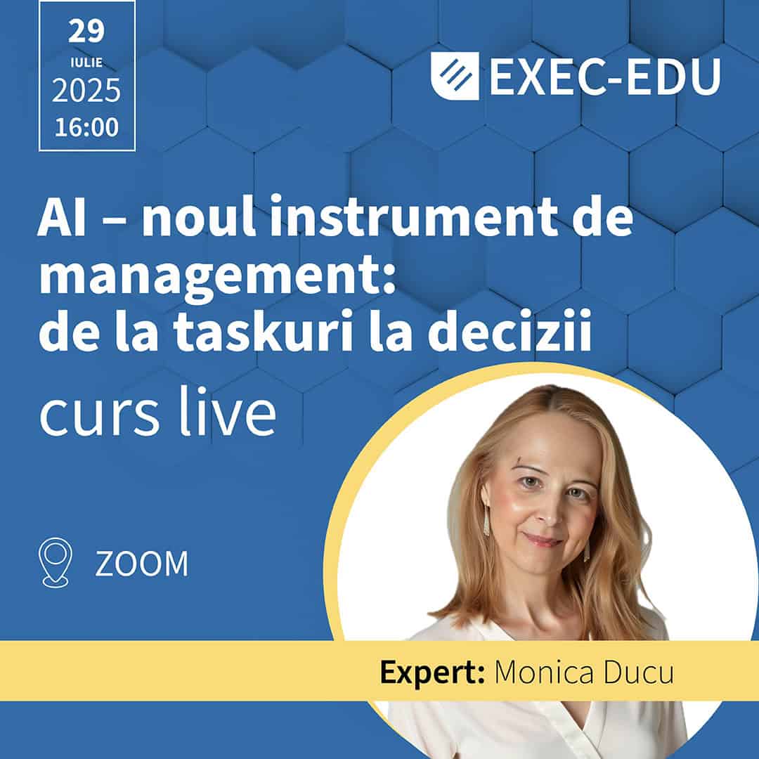 AI – noul instrument de management- de la taskuri la decizii
